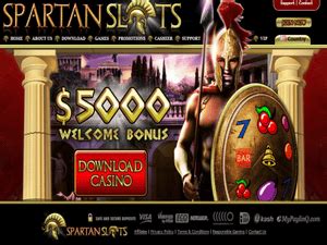 Spartan Slots Casino Review │Sign Up & Get 25 FS.